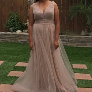 Rose gold dress